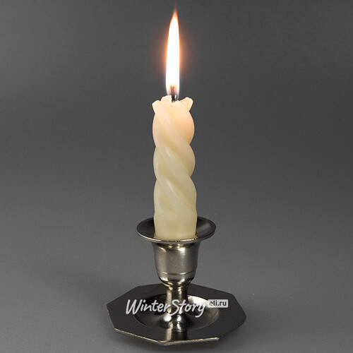 Подсвечник Серебряные Мечты на 1 свечу 7*6 см, многогранное основание Koopman