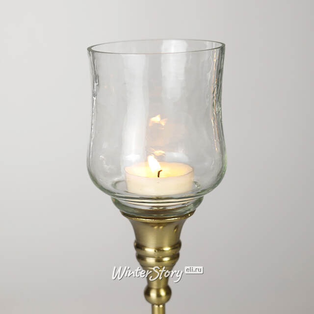 Подсвечник - Бокал Дарлингтон 31 см золотой Koopman