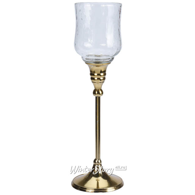 Подсвечник - Бокал Дарлингтон 31 см золотой Koopman