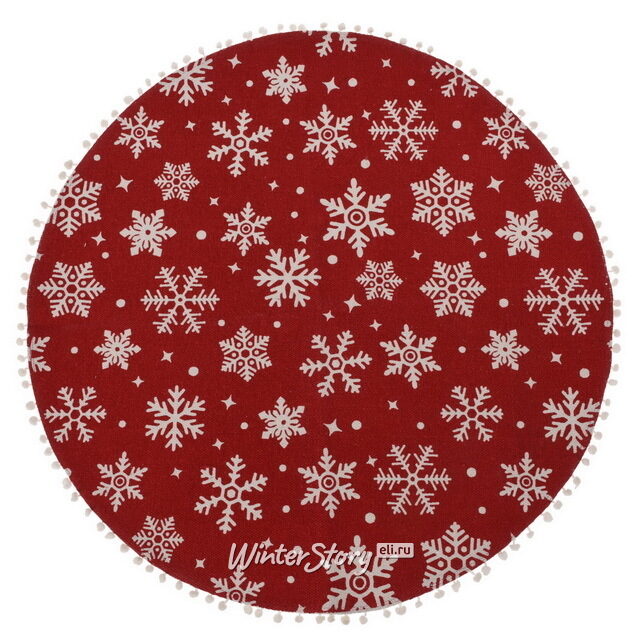 Коврик под елку Christmas Red 90 см Koopman