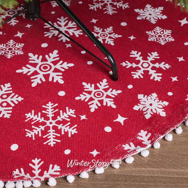 Коврик под елку Christmas Red 90 см Koopman