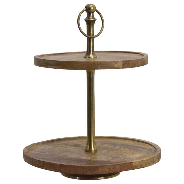 Этажерка для сервировки Марика 36*35 см деревянная Koopman