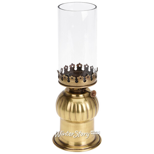 Подсвечник для греющей свечи Керосиновая Лампа 29 см, стекло Koopman