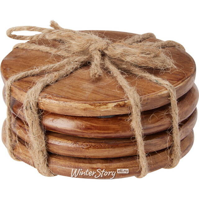 Подставки под горячее Noyer Elegant 10 см, 4 шт Koopman