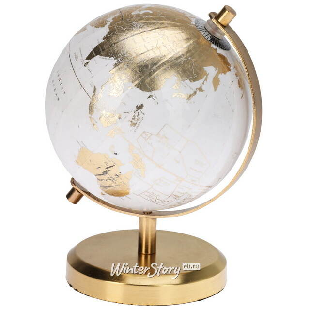 Декоративный глобус Brandon 18 см белый Koopman