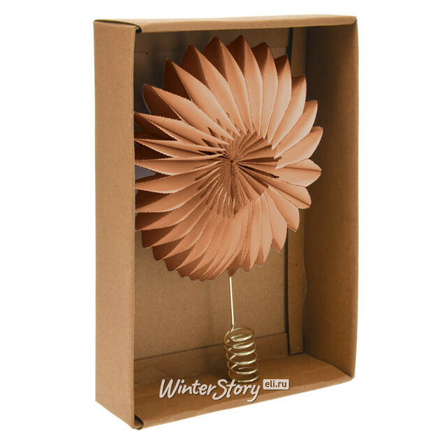 Верхушка на елку Montello 28 см персиковая Koopman