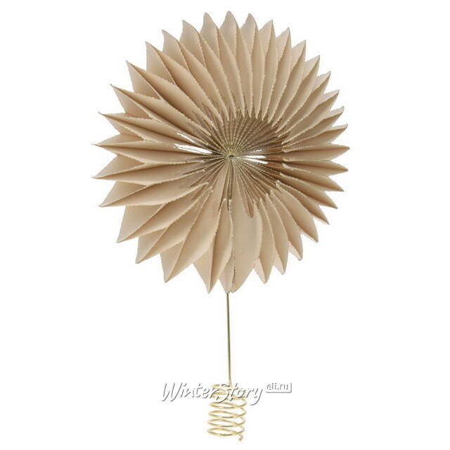 Верхушка на елку Montello 28 см бежевая Koopman