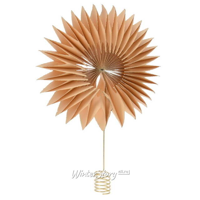 Верхушка на елку Montello 28 см персиковая Koopman