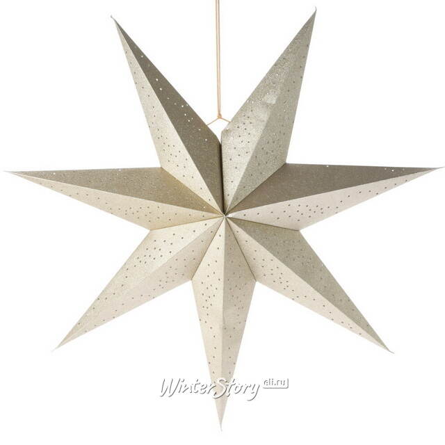 Подвесная звезда из бумаги Инес 75 см золотистая Koopman