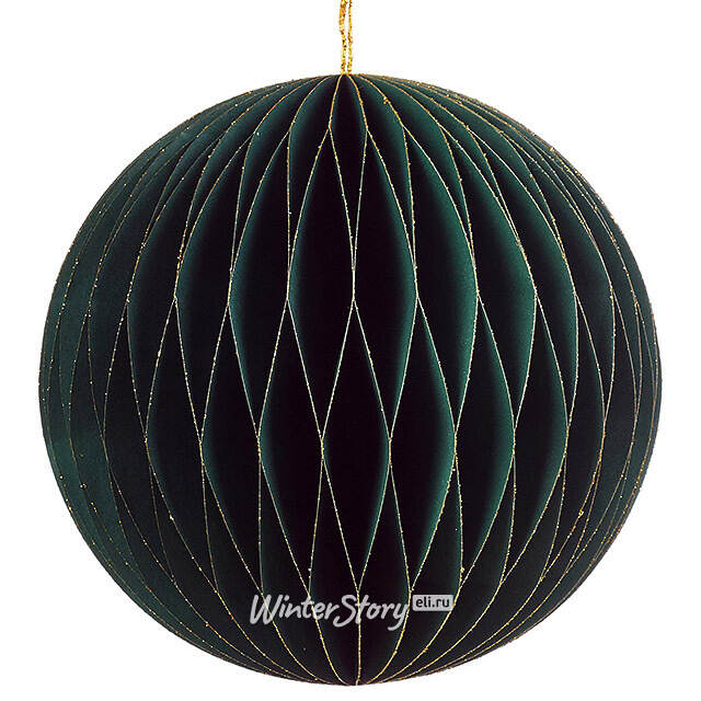 Бумажный шар Армель 15 см зеленый Koopman