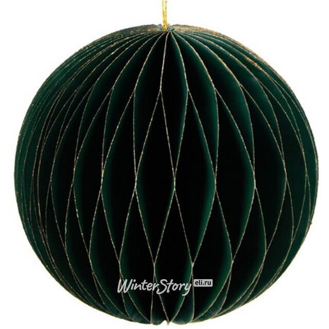 Бумажный шар Армель 25 см зеленый Koopman