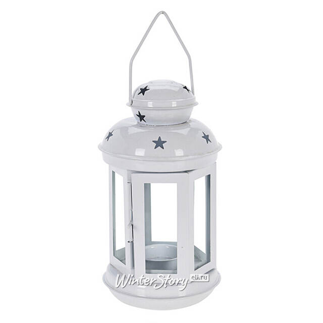 Подсвечник фонарь Severo 20 см белый Koopman