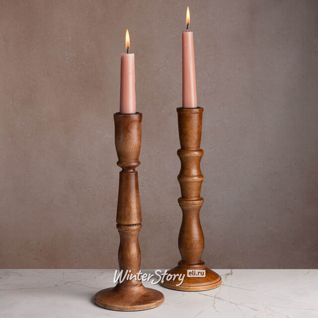 Деревянный подсвечник Андреа Джудис 28 см Koopman