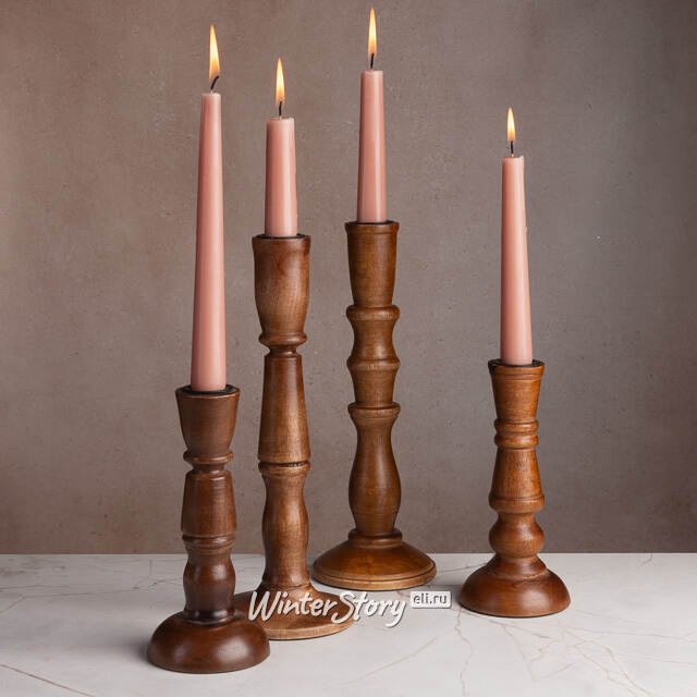 Деревянный подсвечник Андреа Джудис 28 см Koopman