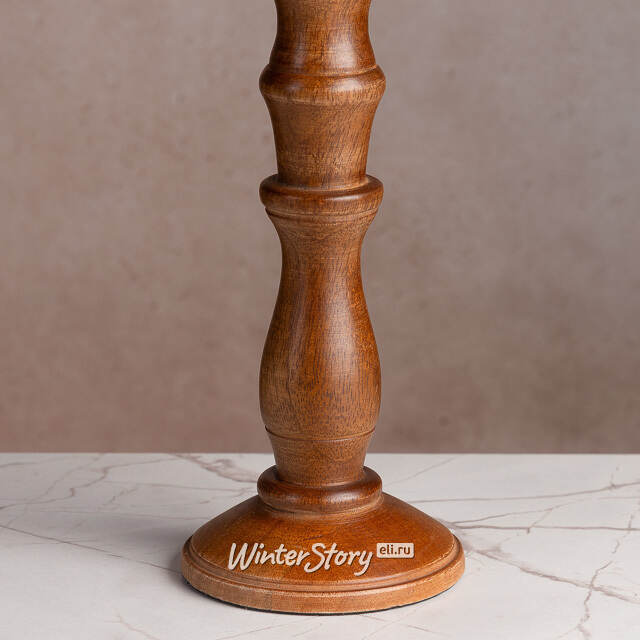 Деревянный подсвечник Андреа Джудис 28 см Koopman