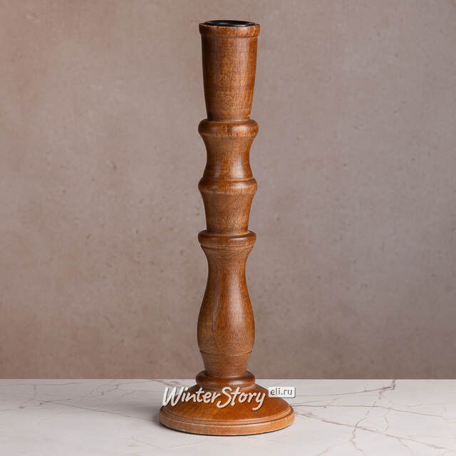 Деревянный подсвечник Андреа Джудис 28 см Koopman