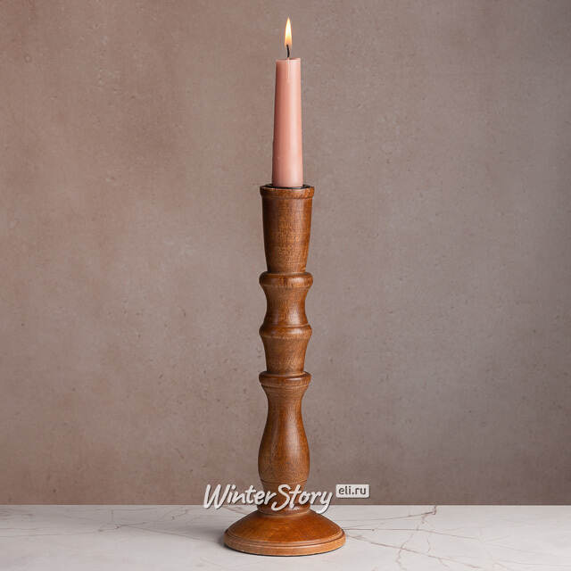 Деревянный подсвечник Андреа Джудис 28 см Koopman