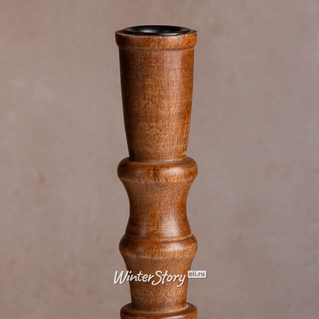 Деревянный подсвечник Андреа Джудис 28 см Koopman