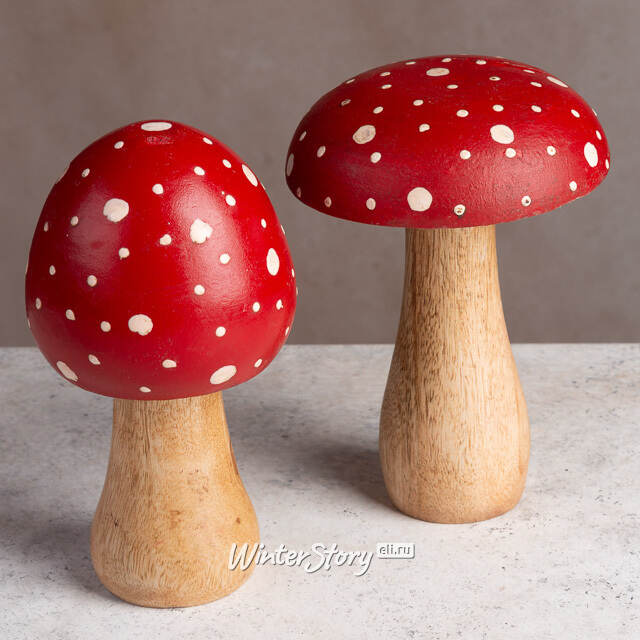 Набор декоративных фигурок Мухоморы 15 см, 2 шт Koopman