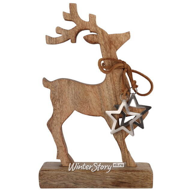 Деревянная фигурка Олень Hygge Julgran 26 см Koopman