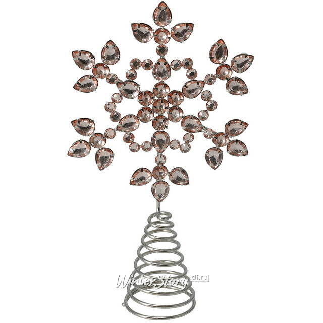 Верхушка на елку Снежинка Арданес 26 см Koopman