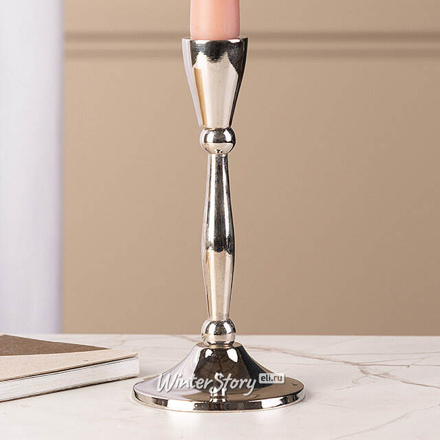 Металлический подсвечник Antonio 17 см серебряный Koopman