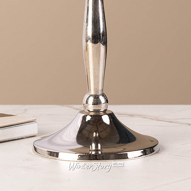 Металлический подсвечник Antonio 17 см серебряный Koopman