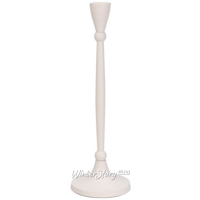 Металлический подсвечник Antonio 27 см молочный Koopman