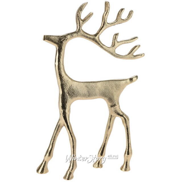 Декоративная фигура Олень Лучиано 31 см, золотая Koopman