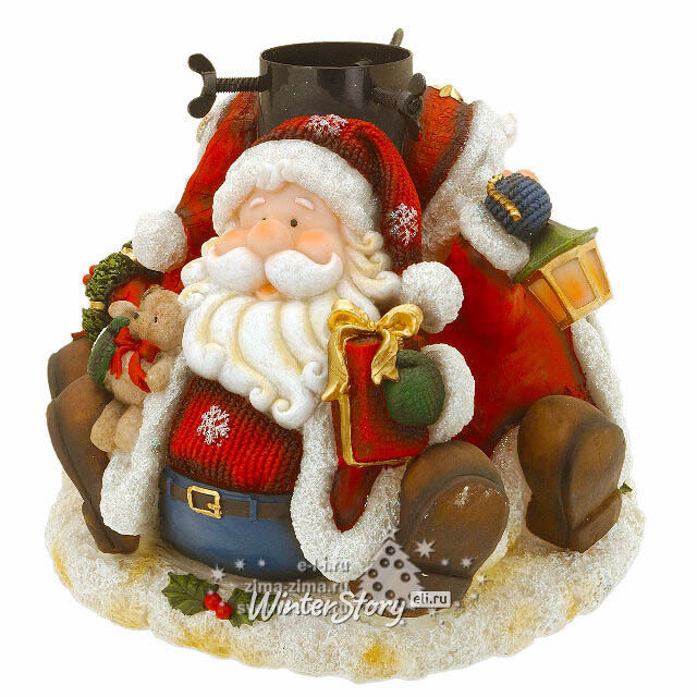 Подставка для елки Счастливый Санта, диаметр ствола 8.5 см, 32*36 см Koopman