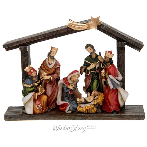 Рождественский вертеп - композиция Рождество Христа в Вифлееме, 20*15 см Koopman