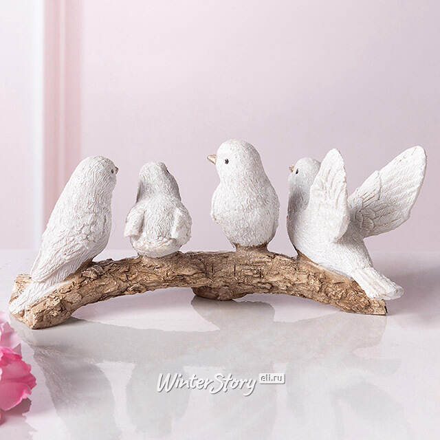 Декоративная фигурка Белые Птицы 16 см Koopman (Купман)