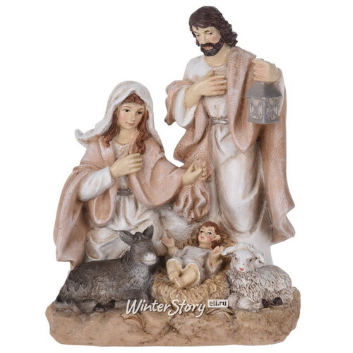 Рождественский вертеп Иисус в окружении Девы Марии и Иосифа 18*15 см Koopman