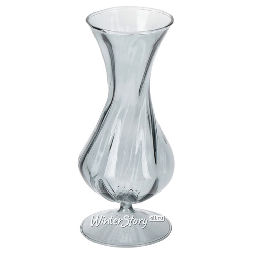 Стеклянная ваза Del Vetro - Arosa 19 см голубая Koopman