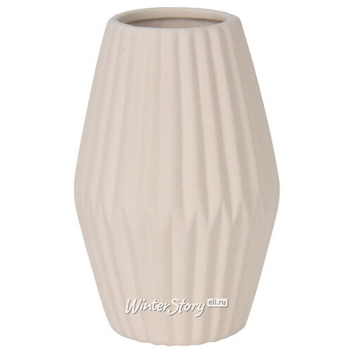 Керамическая ваза Cremon 17*11 см белая Koopman