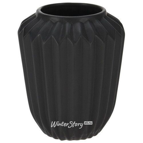 Керамическая ваза Cremon 17*15 см черная Koopman