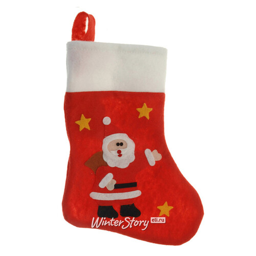 Носок для подарков Рождественский Санта 30*23 см Koopman