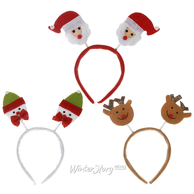 Ободок Рождественский Санта, 25 см Koopman