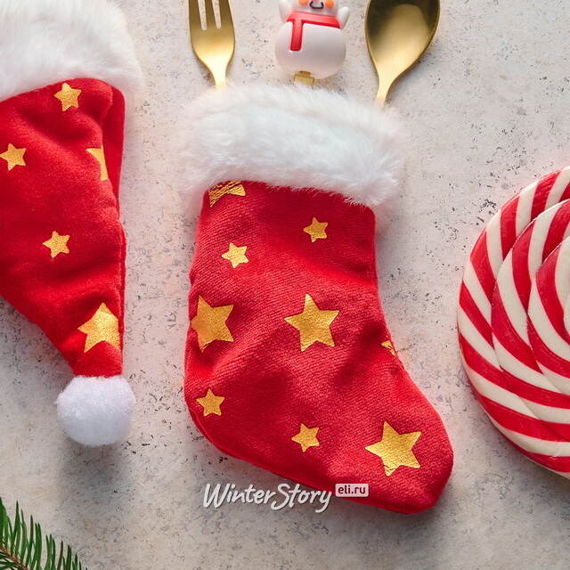 Набор чехлов для столовых приборов Christmas Party 14 см, 2 шт Koopman (Купман)