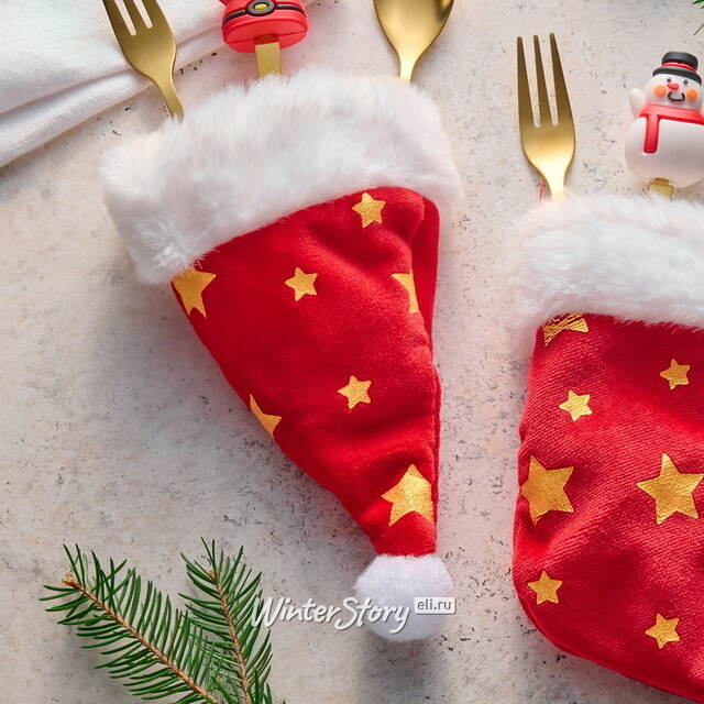 Набор чехлов для столовых приборов Christmas Party 14 см, 2 шт Koopman (Купман)