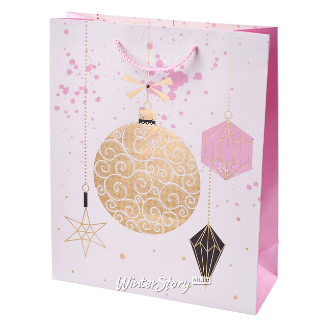 Подарочный пакет Surprise - Елочный Шар 32*26 см Koopman