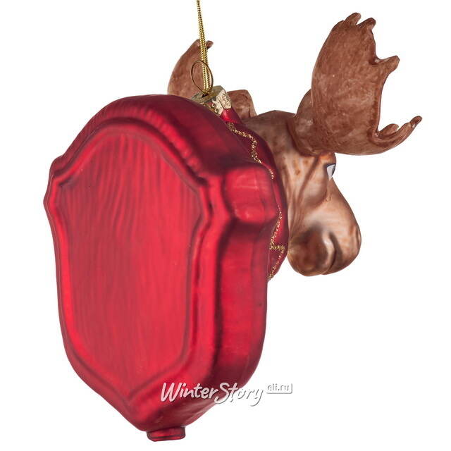 Елочная игрушка Охотничий Трофей 12 см, стекло, подвеска Koopman