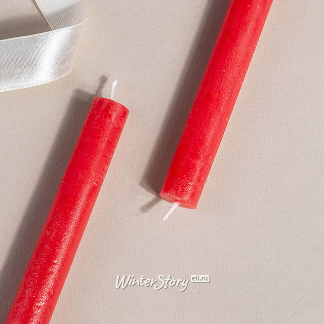 Столовая свеча Claire 20 см красная Koopman