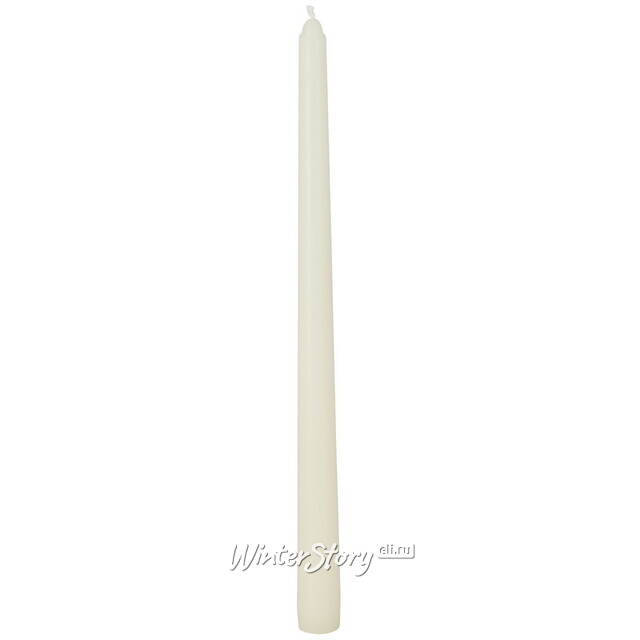 Высокие свечи Лингфилд 30 см, 6 шт, слоновая кость Koopman