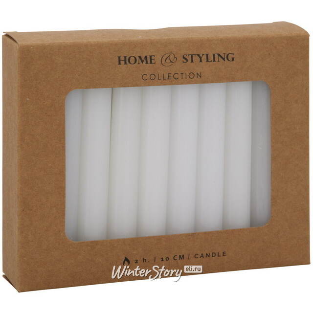 Набор свечей Brecon 10 см, 20 шт, белый Koopman