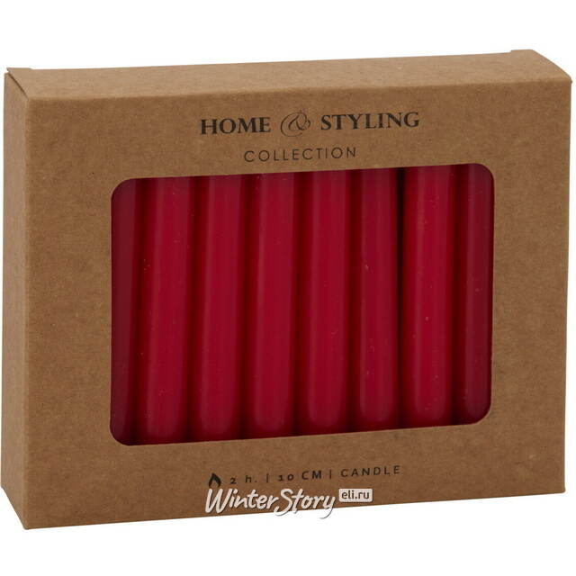 Набор свечей Brecon 10 см, 20 шт, красный Koopman