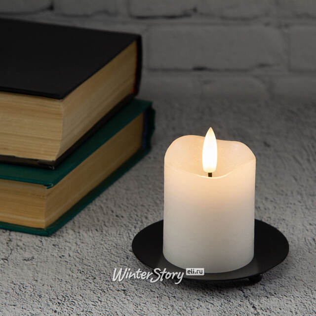 Подсвечник Блюдце, 8.5 см, черный Koopman