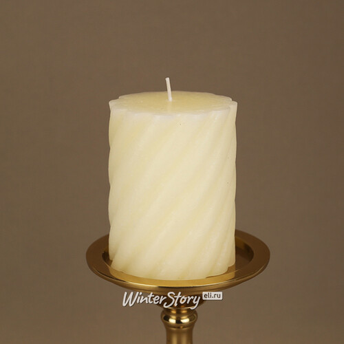 Декоративная свеча Айвори 9*7 см кремовая Koopman