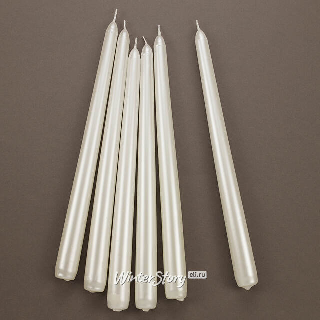 Античная свеча Glory 25 см белая Koopman