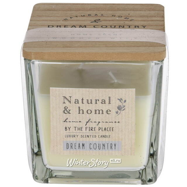 Ароматическая свеча By the Fire Place 10 см, в стеклянном стакане Koopman